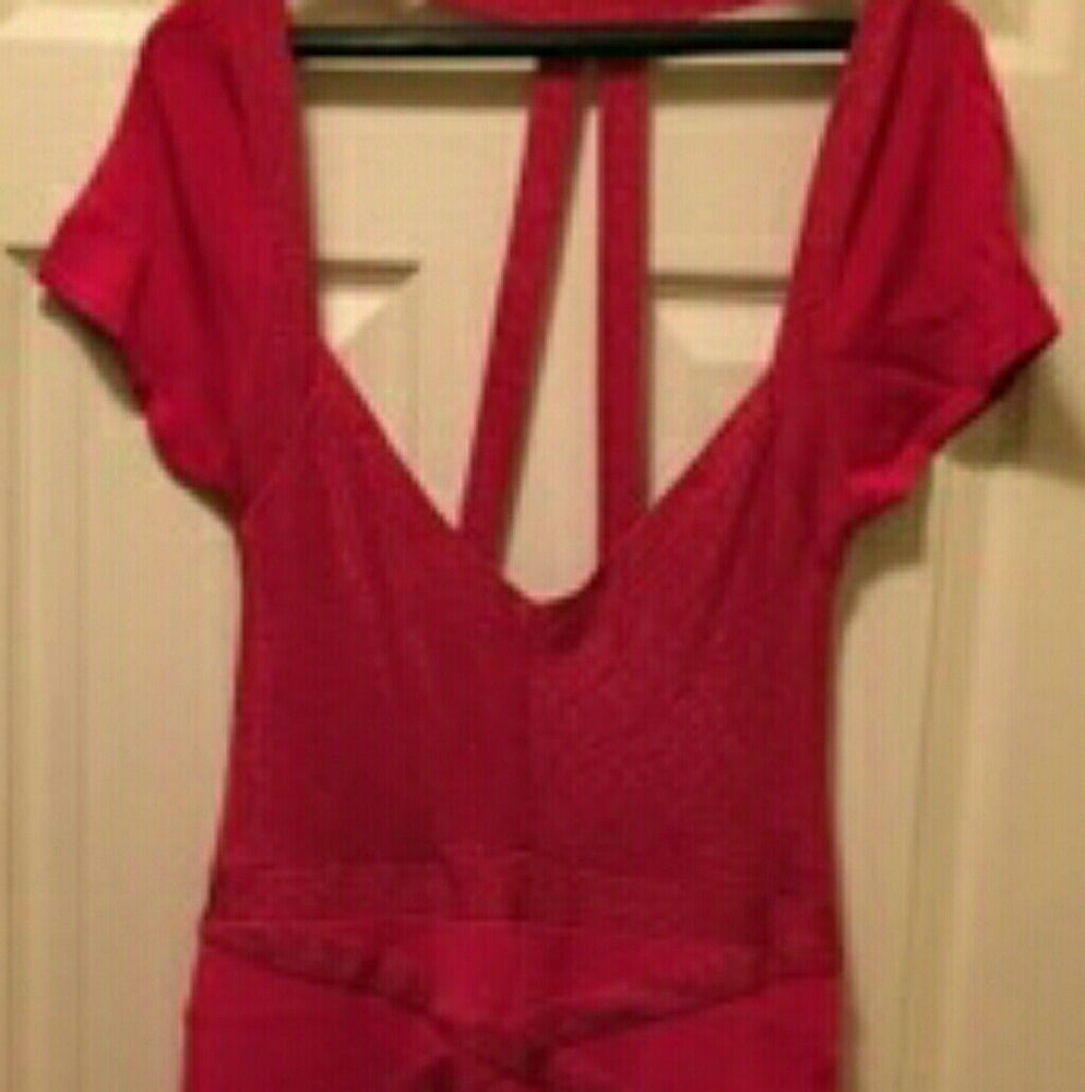 Bebe form fitted glitter dress